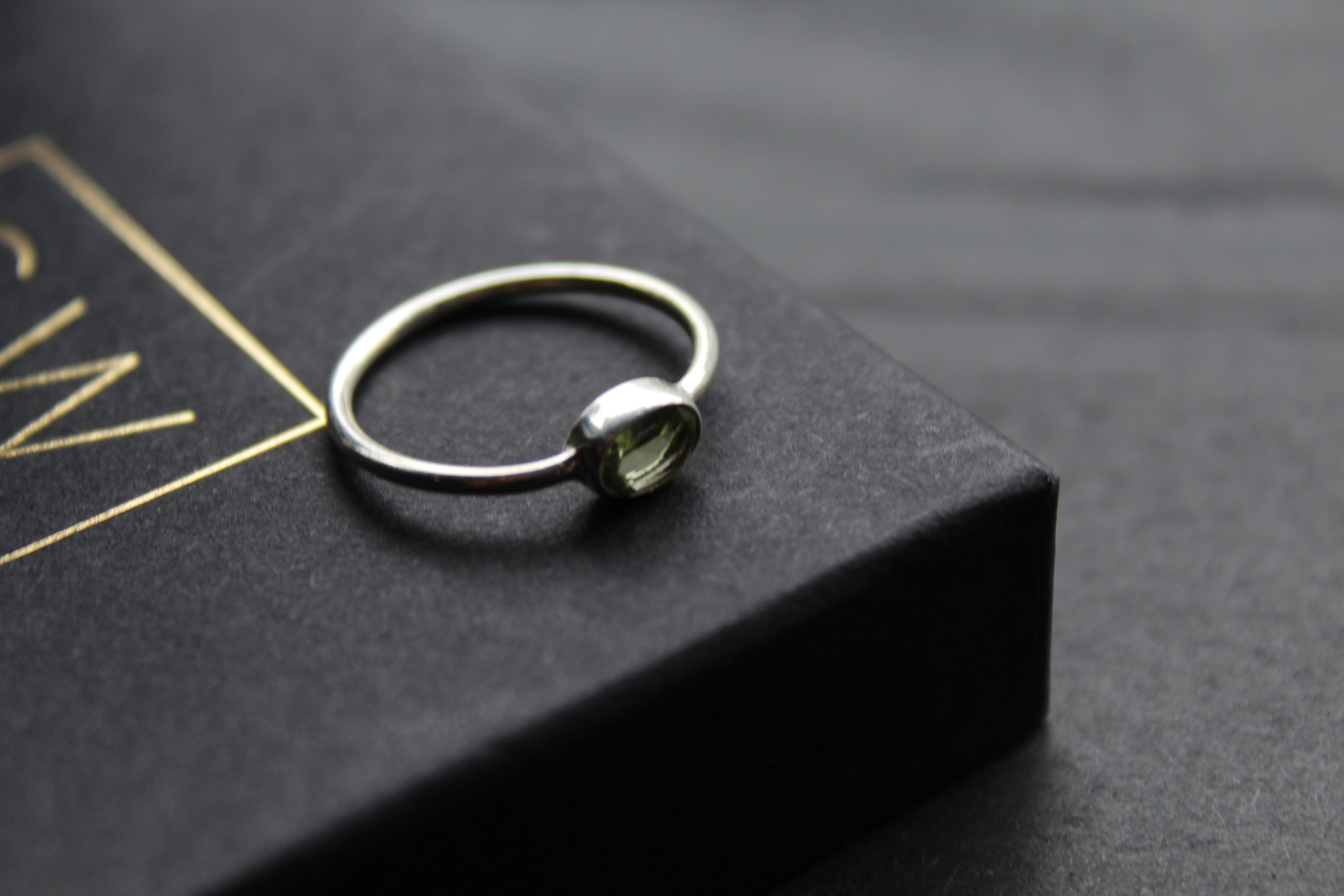 Peridot Stacking Ring