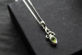 Peridot Trinity Knot Necklace