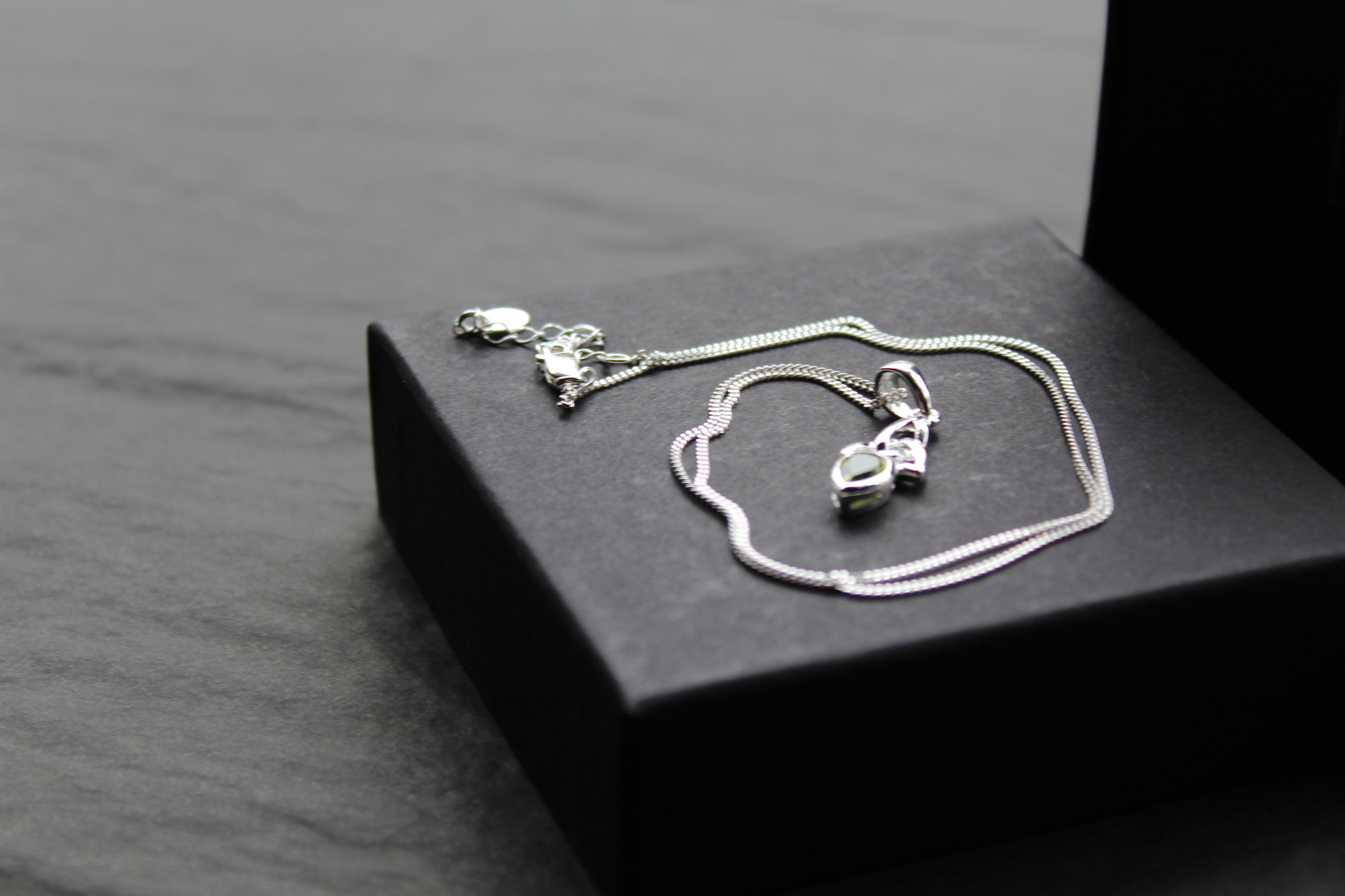 Peridot Trinity Knot Necklace