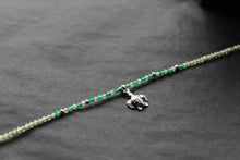 Load image into Gallery viewer, Peridot &amp; Green Agate Turtle Bracelet
