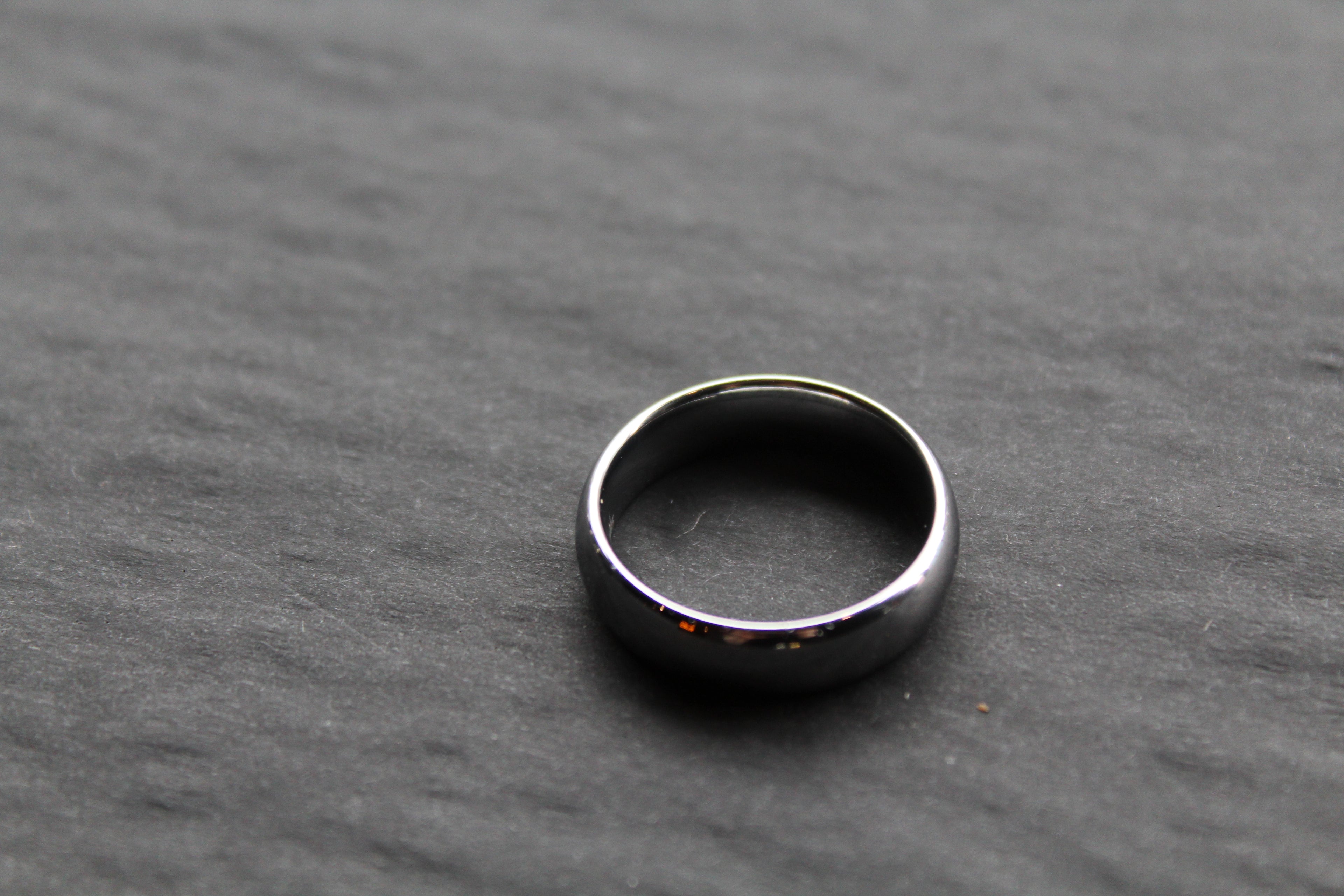Polished Tungsten Carbide Ring