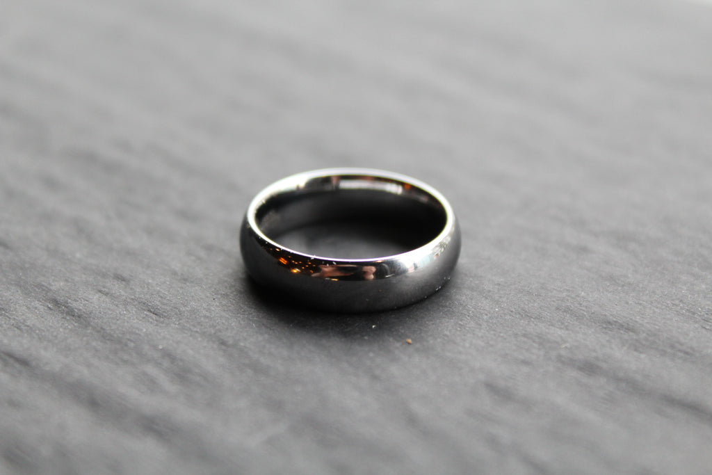 Polished Tungsten Carbide Ring