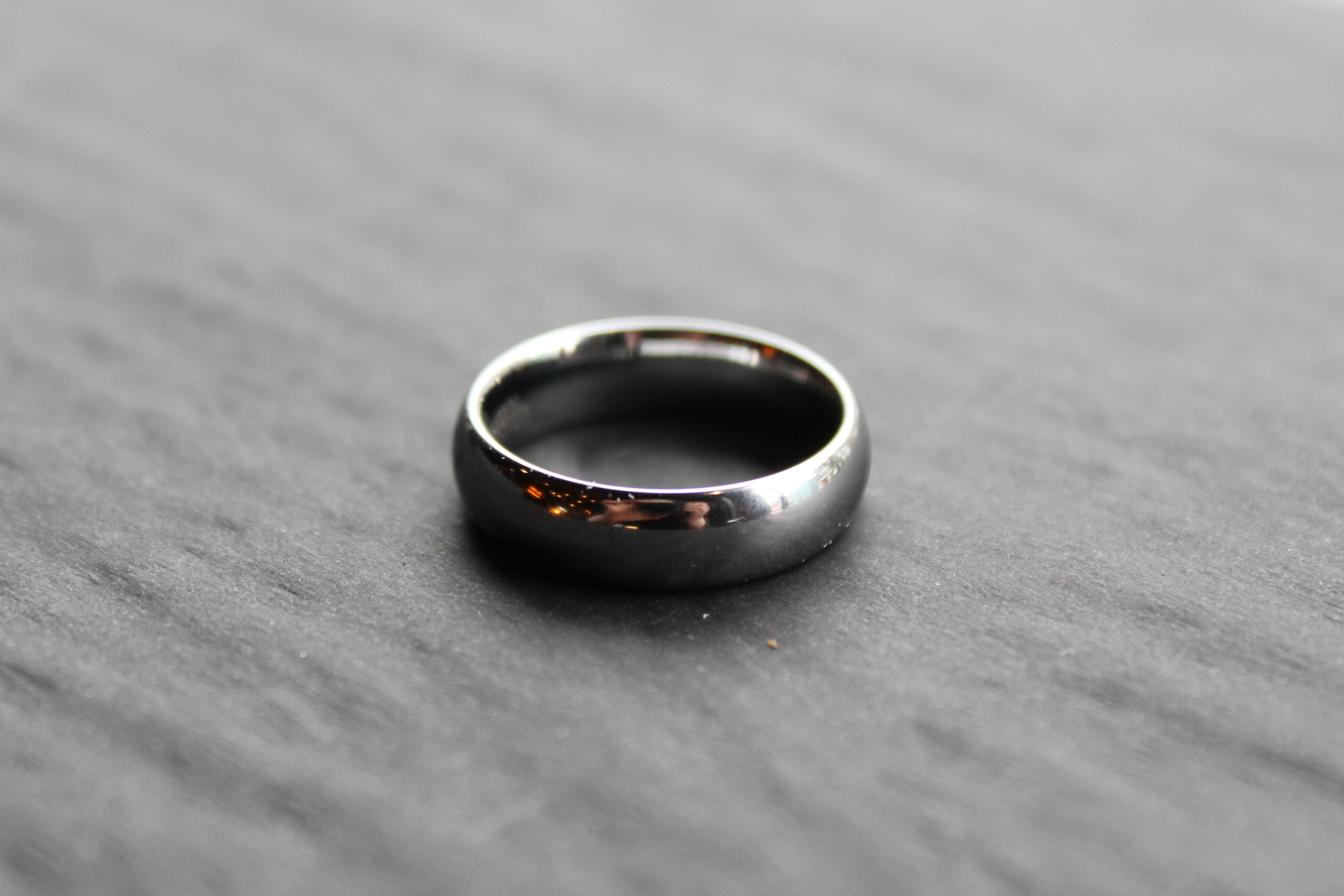 Polished Tungsten Carbide Ring