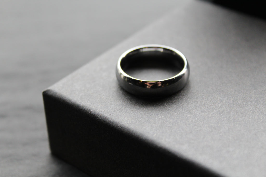 Polished Tungsten Carbide Ring