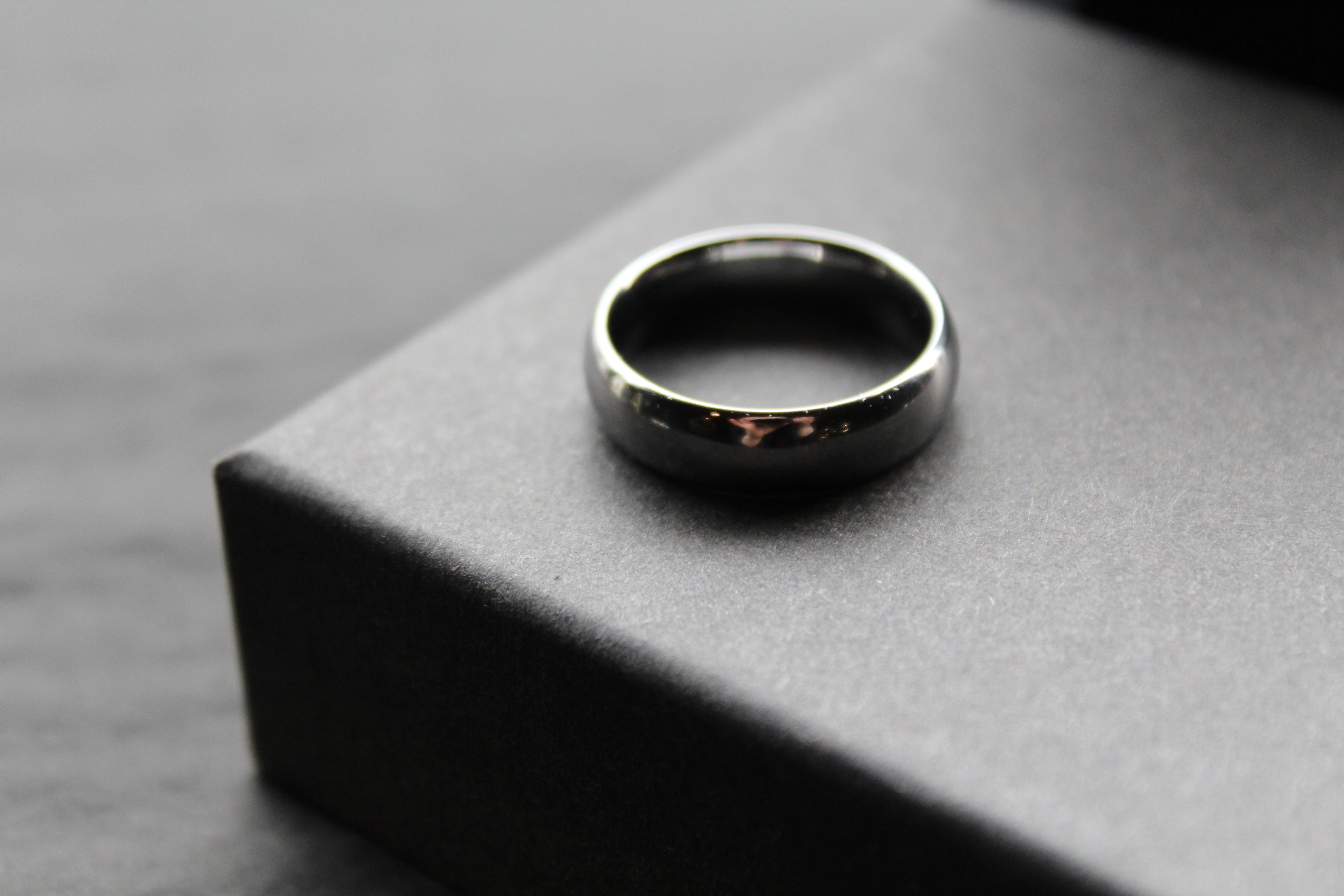 Polished Tungsten Carbide Ring