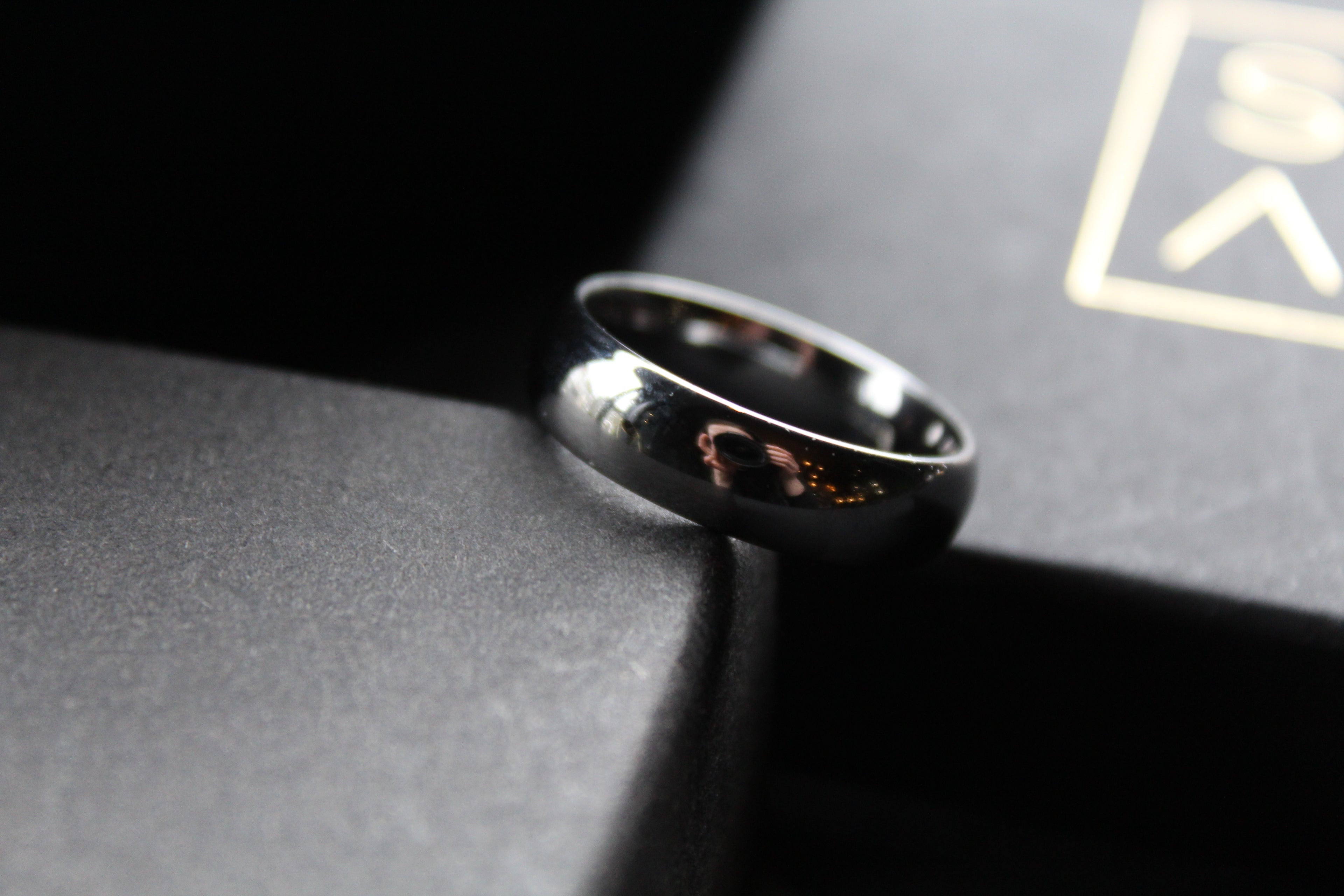 Polished Tungsten Carbide Ring