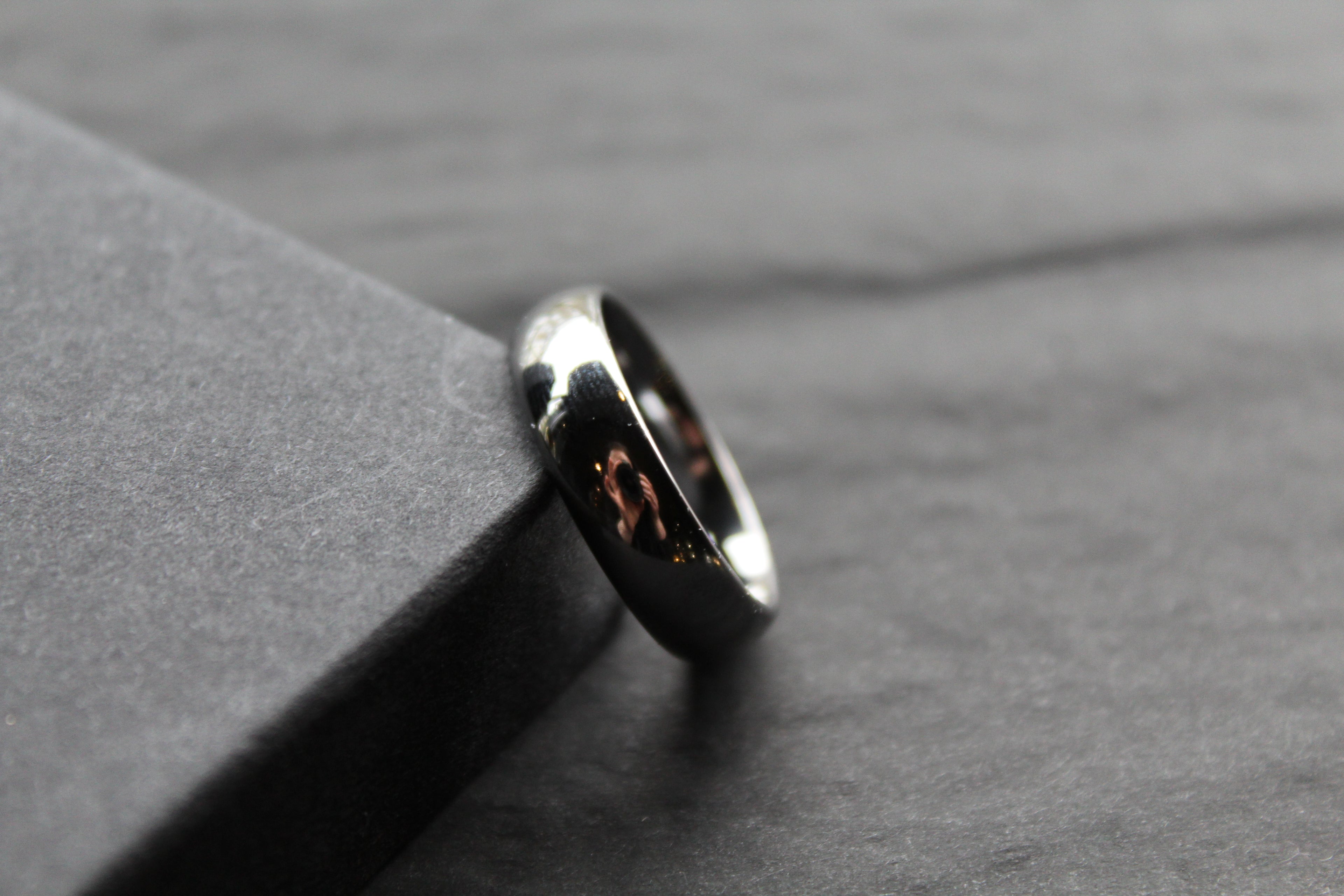 Polished Tungsten Carbide Ring