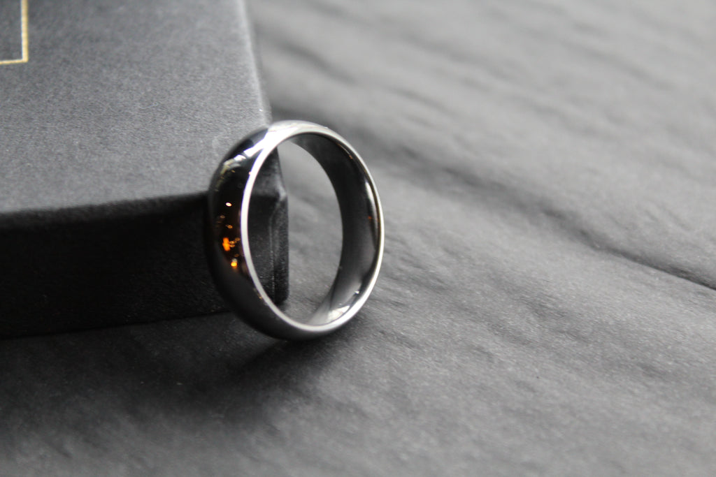 Polished Tungsten Carbide Ring