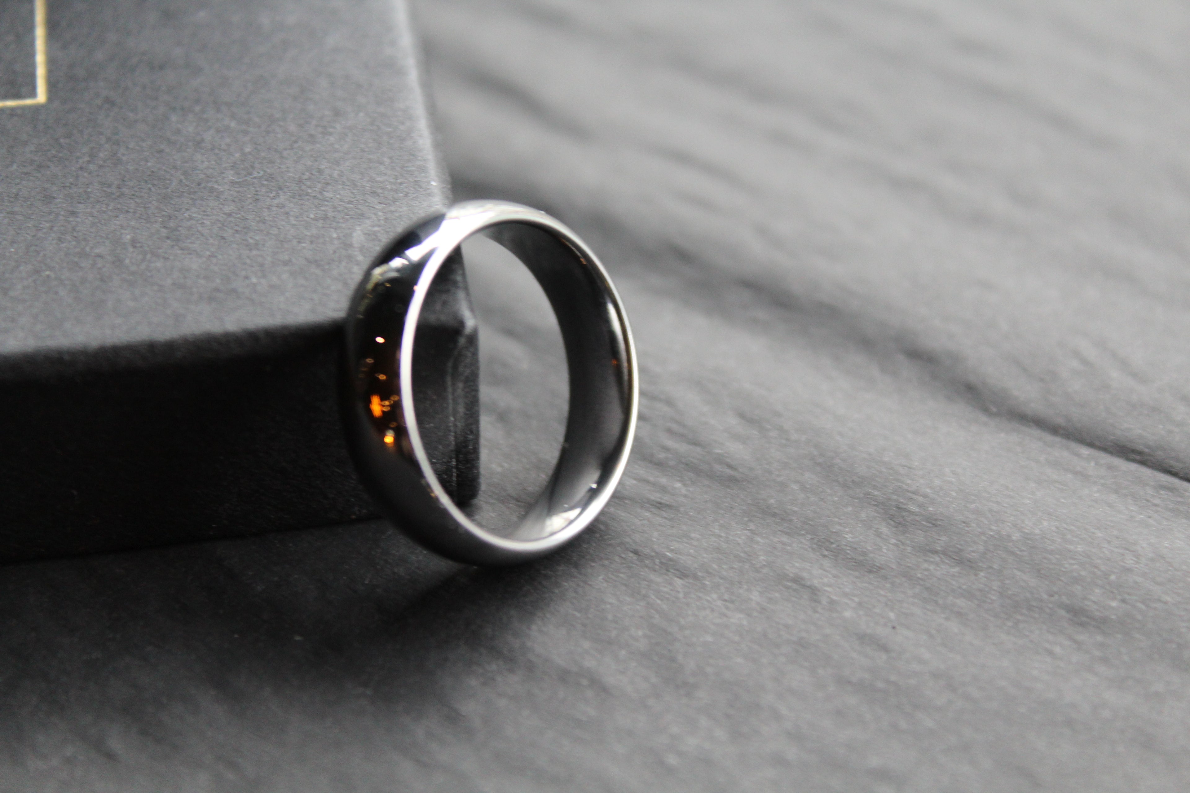 Polished Tungsten Carbide Ring