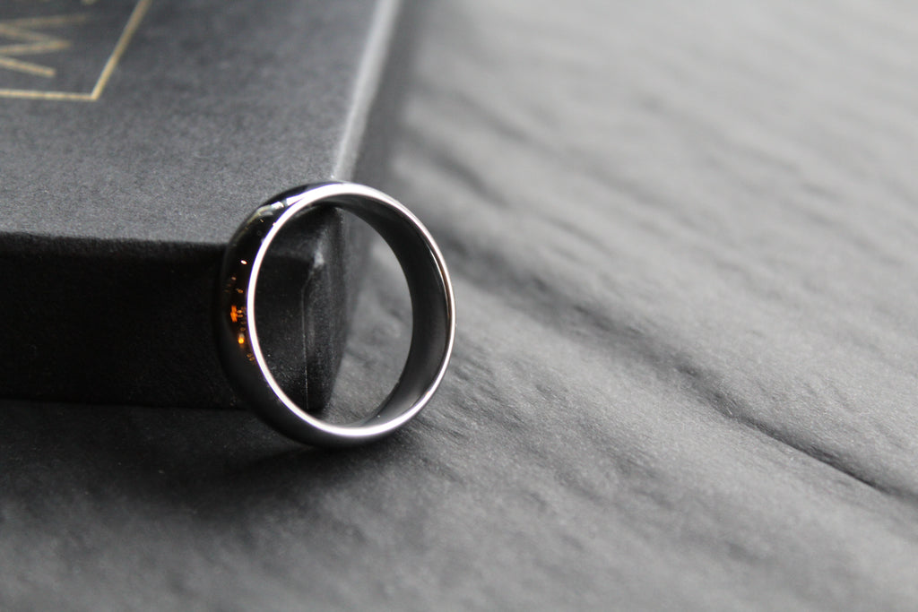 Polished Tungsten Carbide Ring