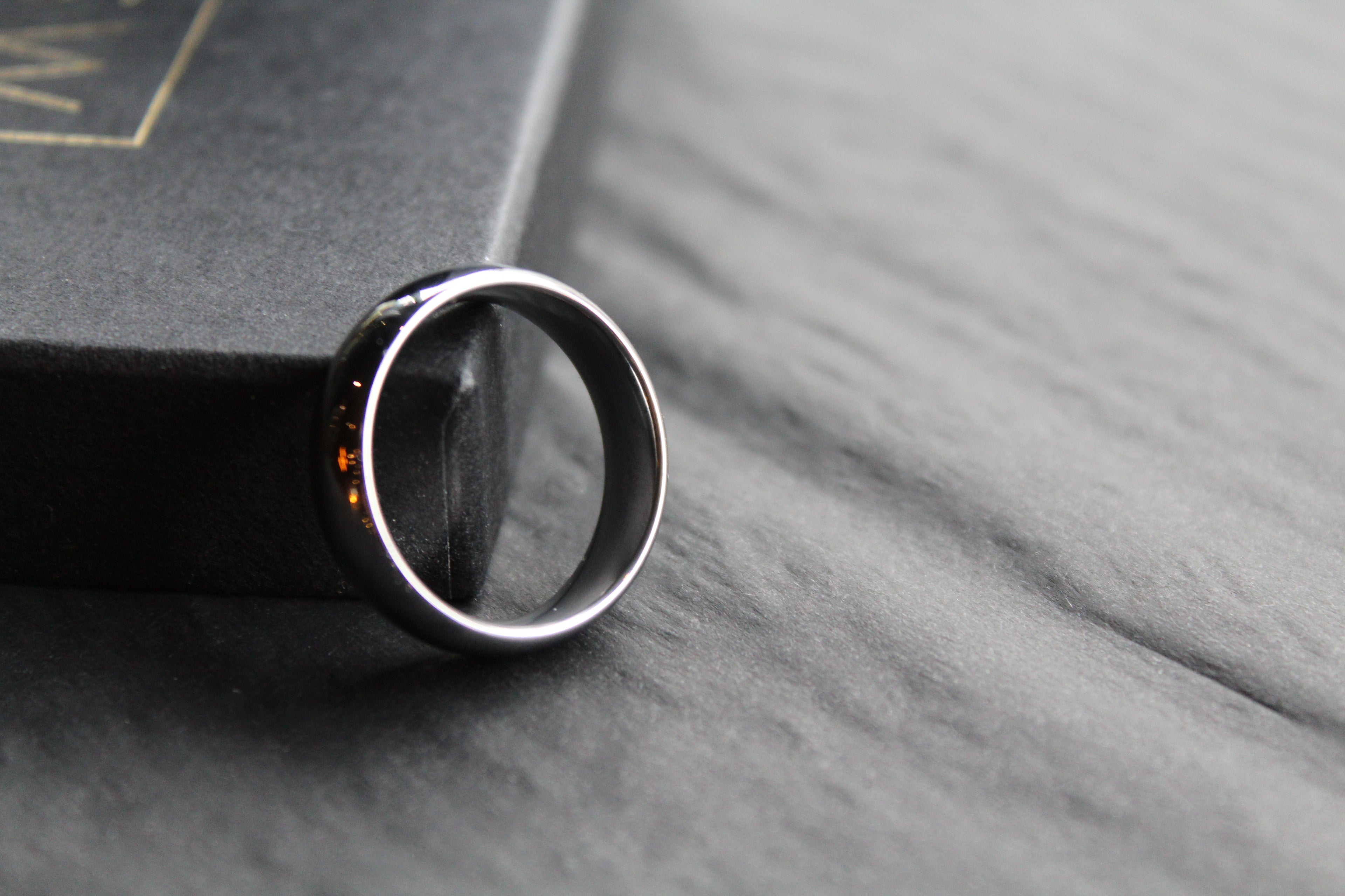 Polished Tungsten Carbide Ring