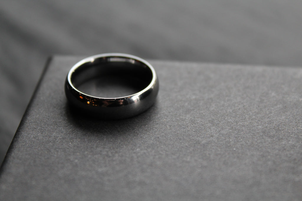 Polished Tungsten Carbide Ring