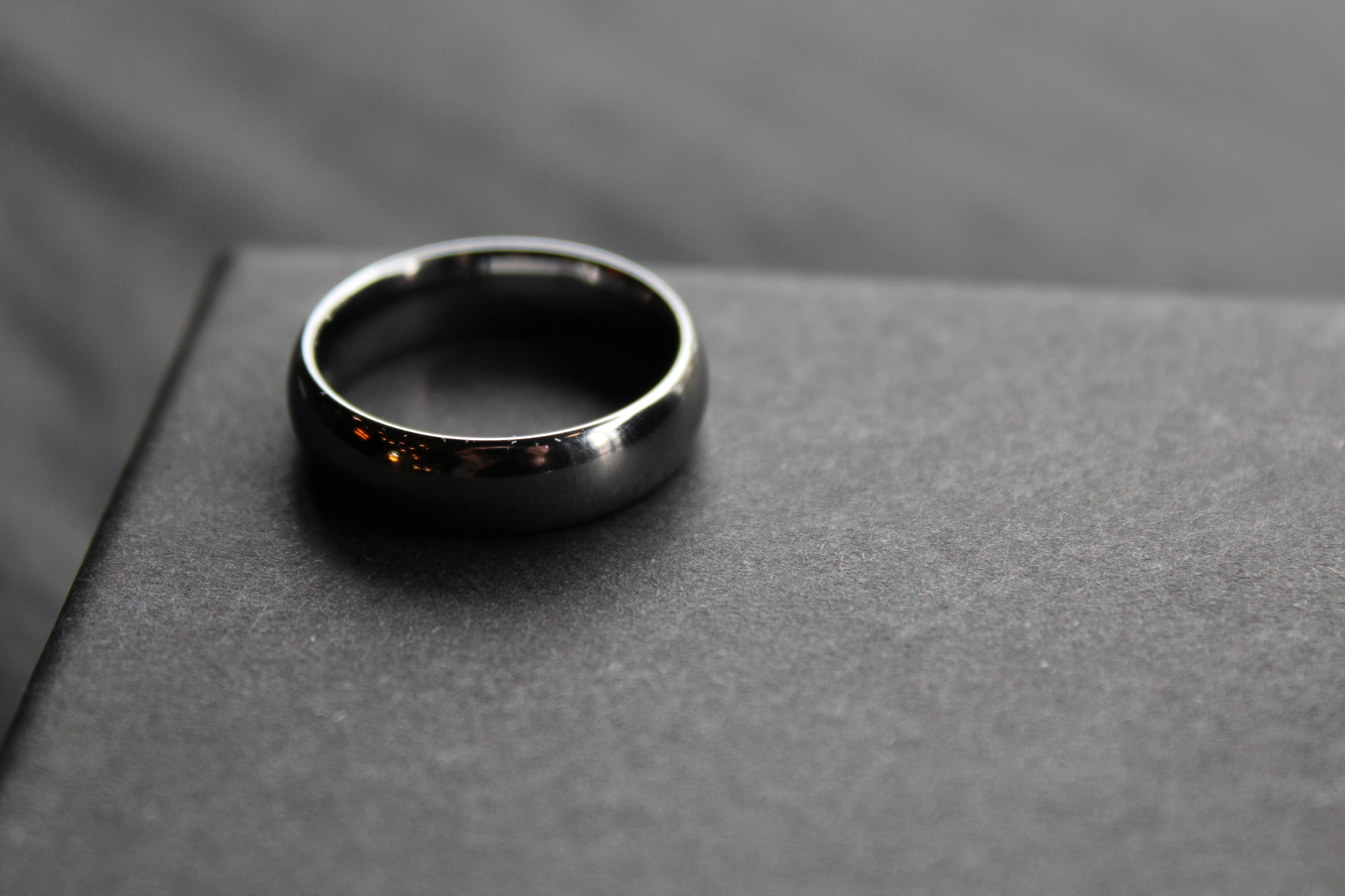 Polished Tungsten Carbide Ring