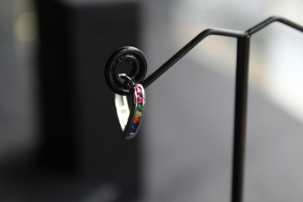 Rainbow Cubic Zirconia Earrings