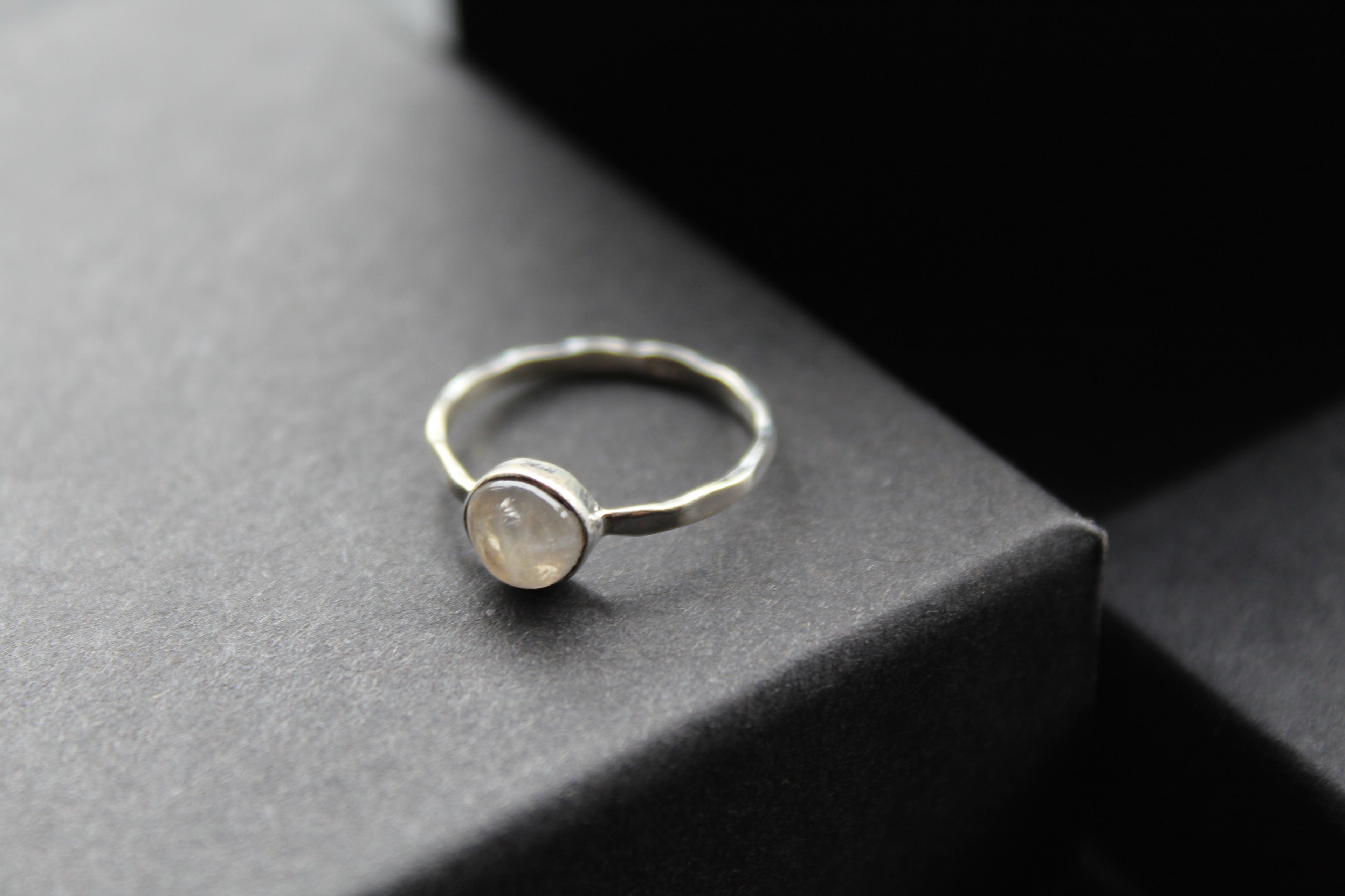 Moonstone Stacking Ring