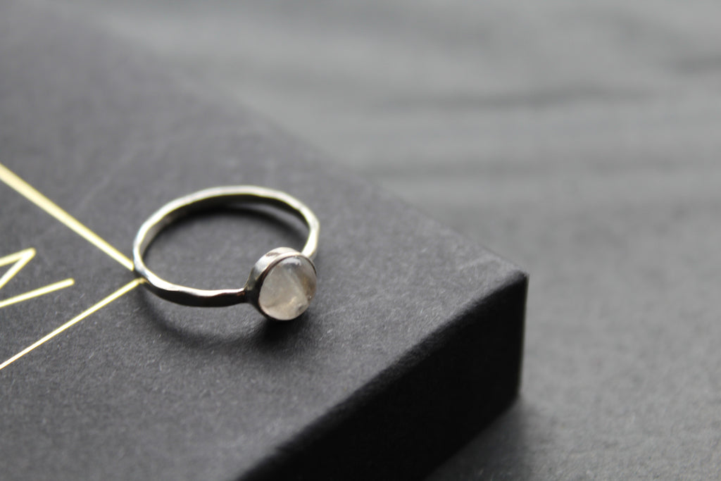 Moonstone Stacking Ring