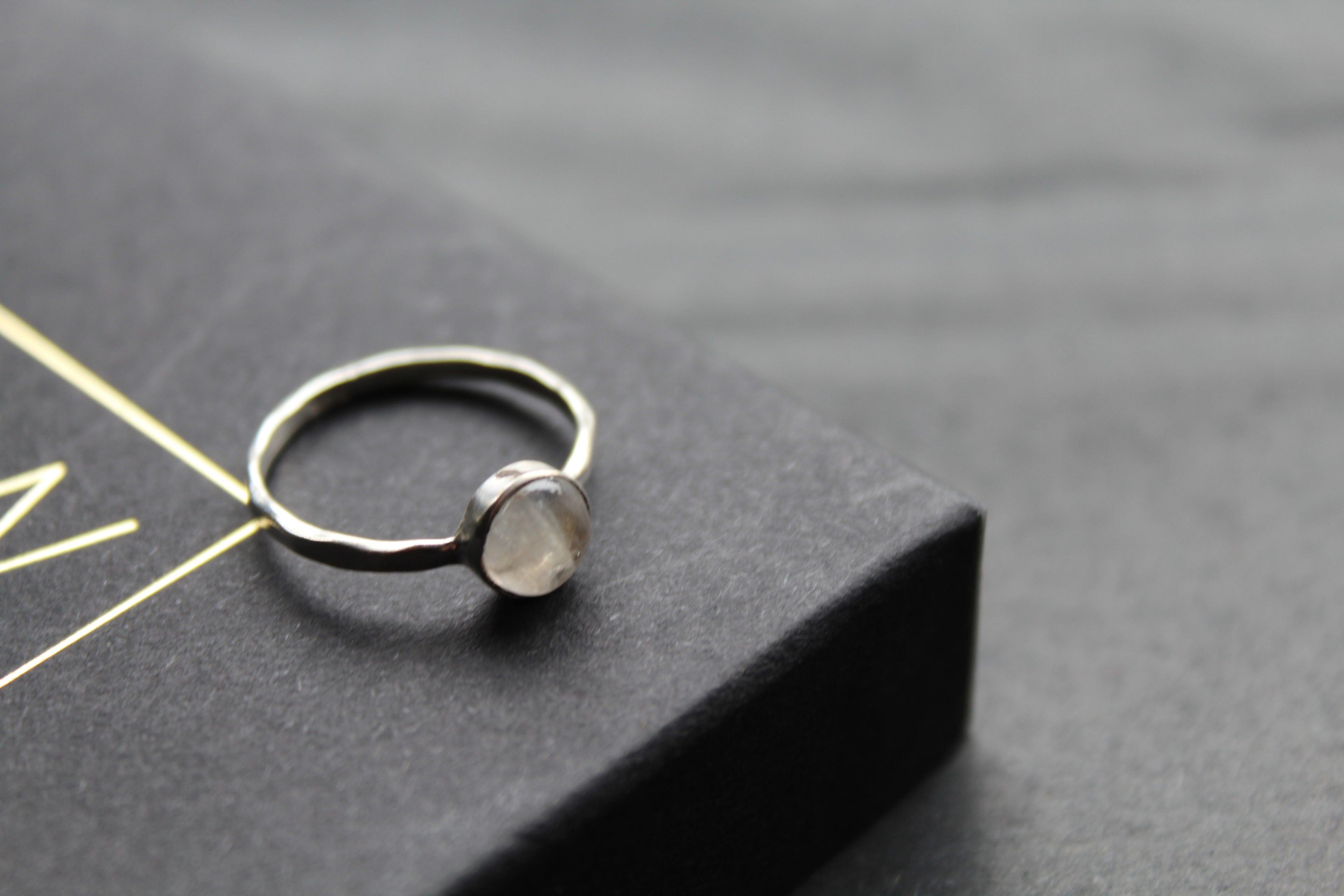 Moonstone Stacking Ring