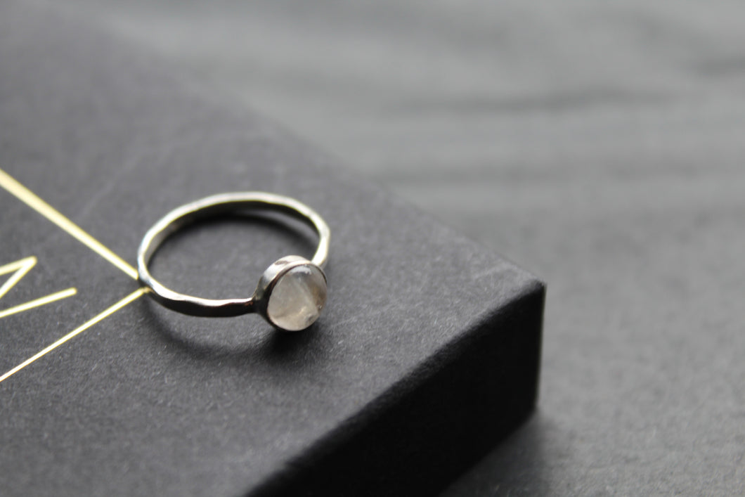 Moonstone Stacking Ring