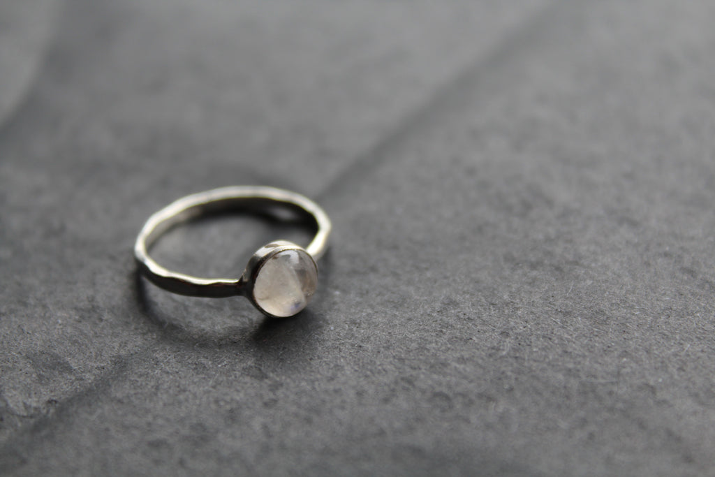 Moonstone Stacking Ring