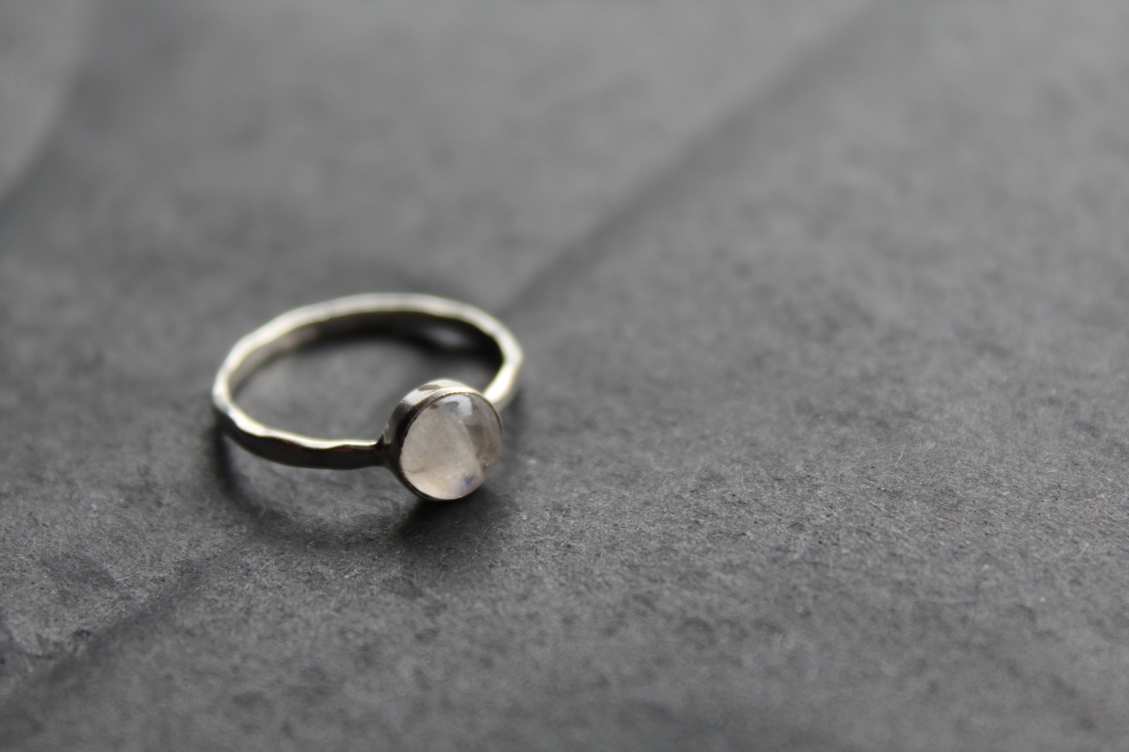 Moonstone Stacking Ring
