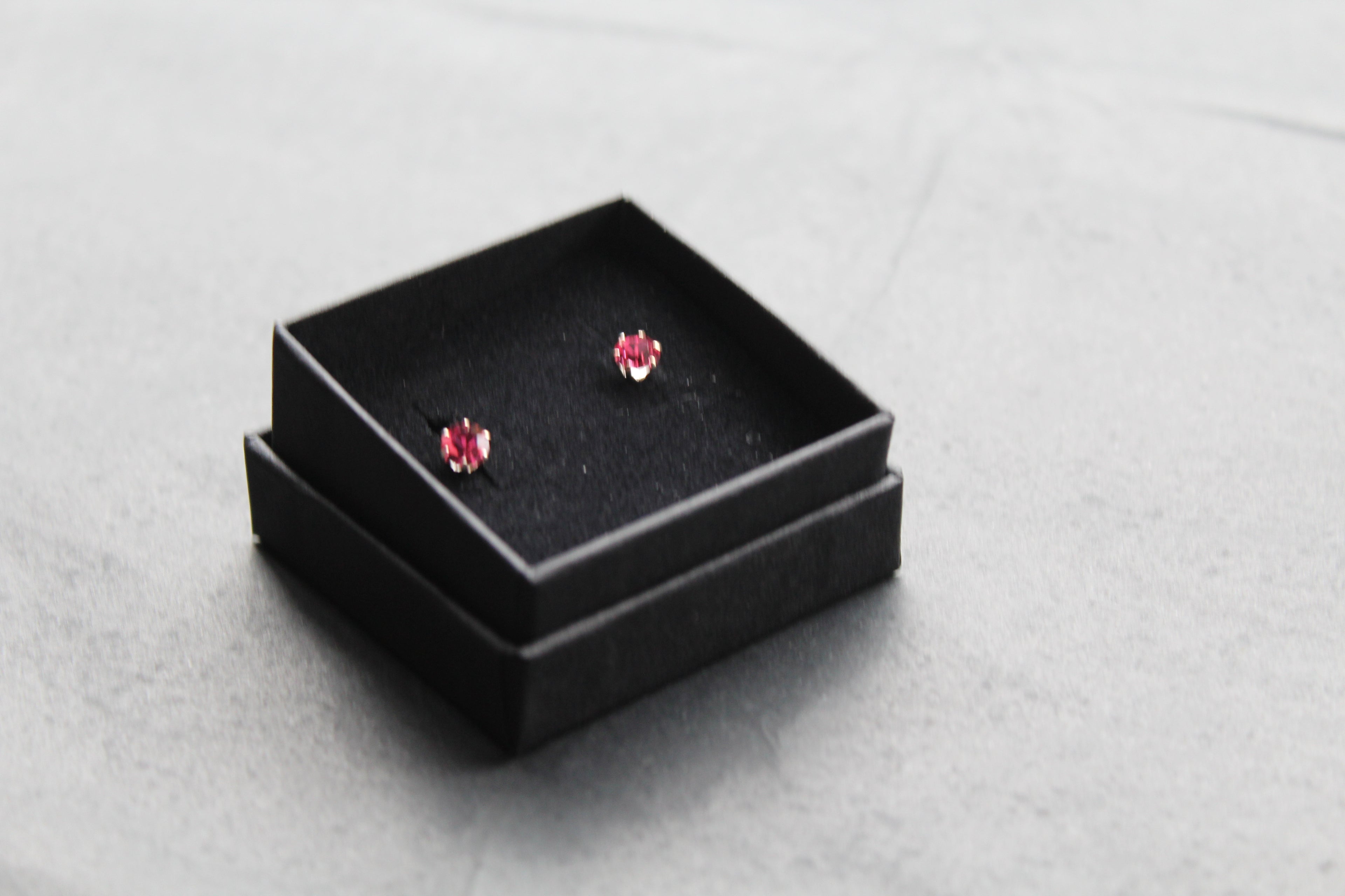Rose Austrian Crystal Studs