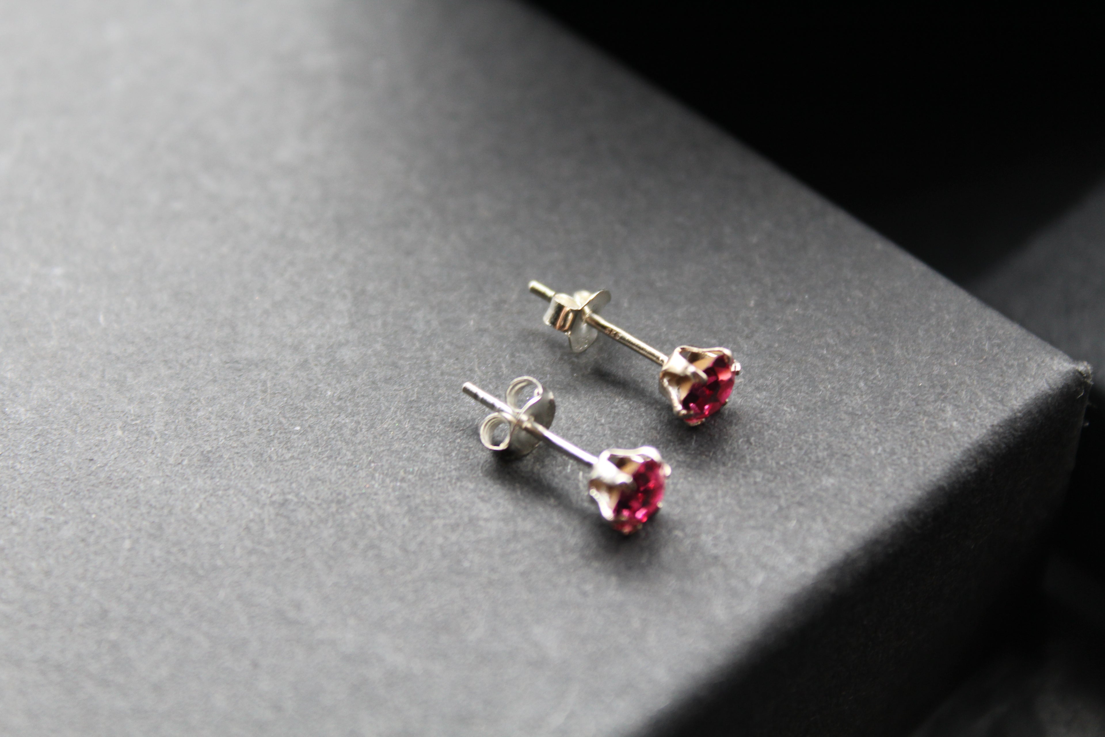 Rose Austrian Crystal Studs