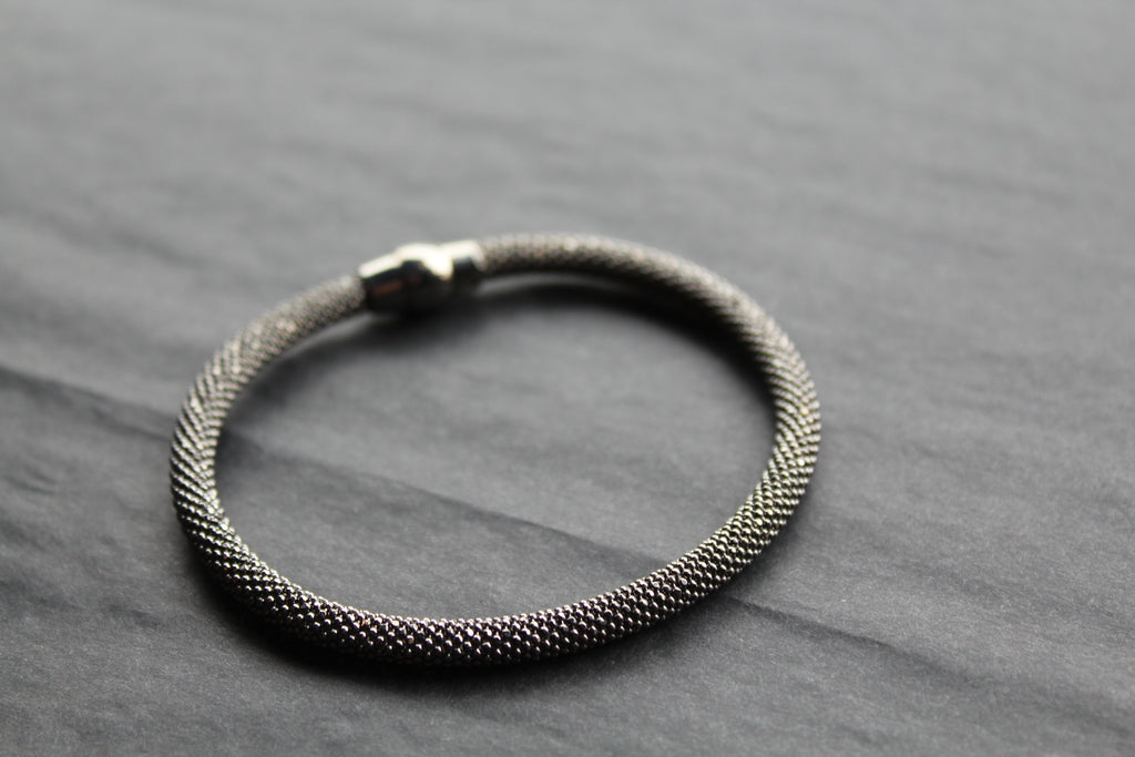 Ruthenium Popcorn Bracelet