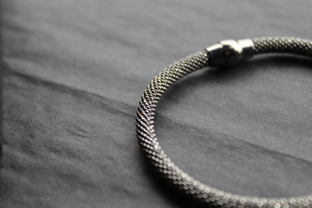 Ruthenium Popcorn Bracelet