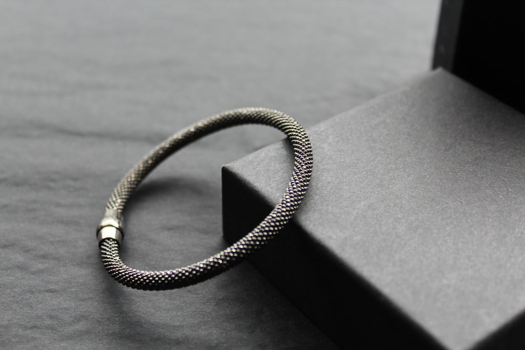 Ruthenium Popcorn Bracelet