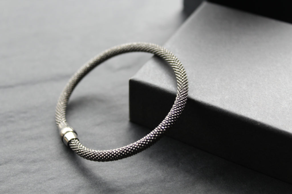 Ruthenium Popcorn Bracelet