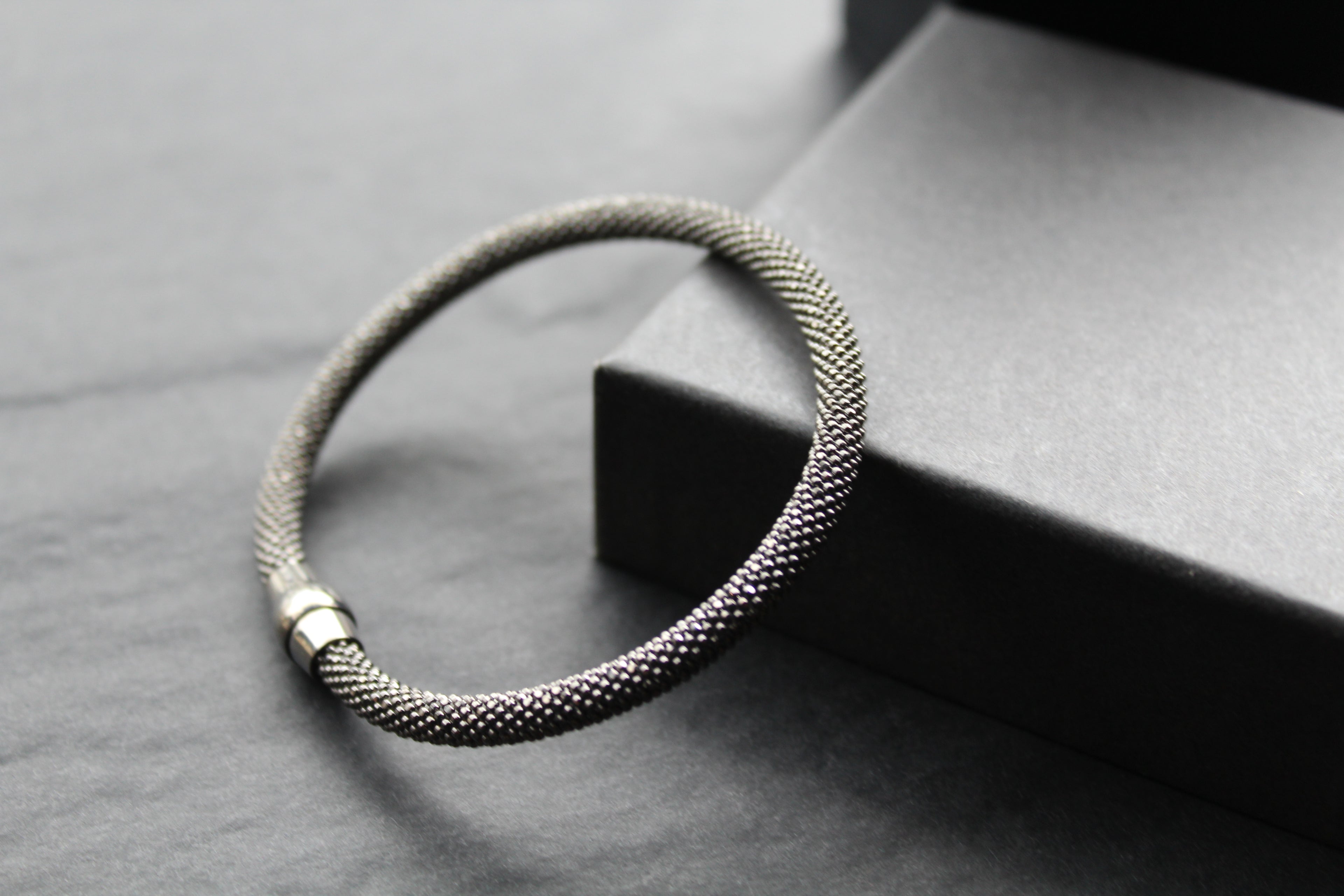 Ruthenium Popcorn Bracelet