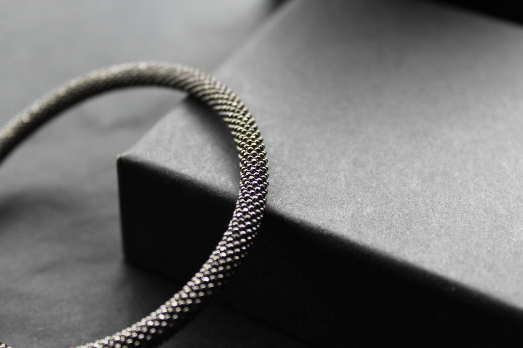 Ruthenium Popcorn Bracelet