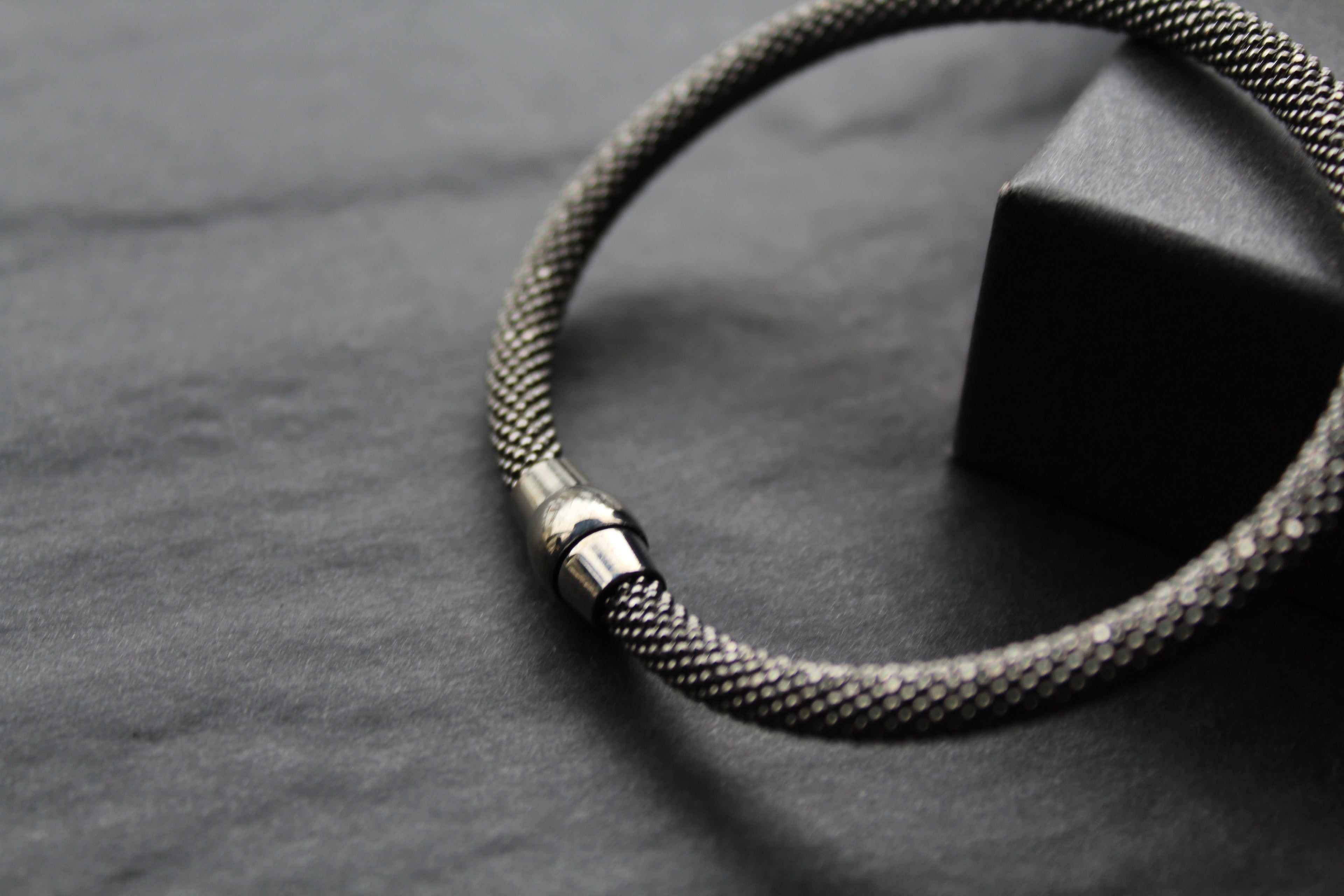 Ruthenium Popcorn Bracelet