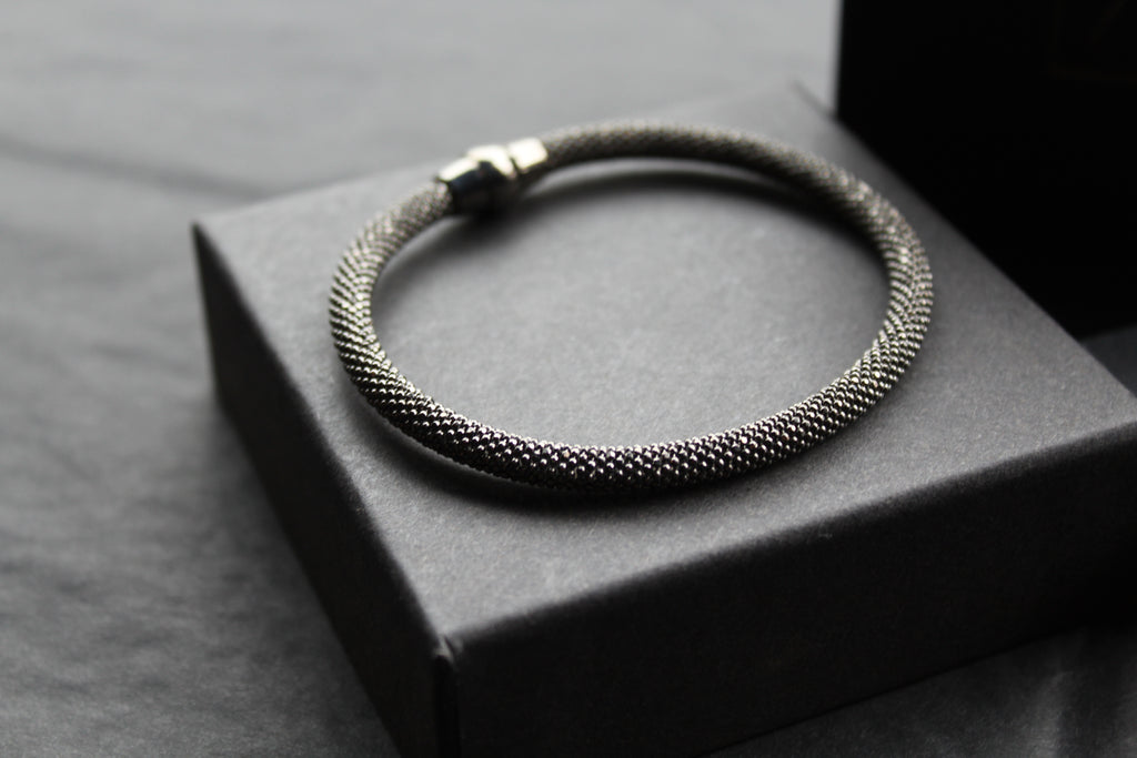 Ruthenium Popcorn Bracelet