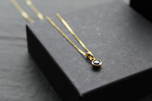 Load image into Gallery viewer, Sapphire Blue Gold Plate Necklace
