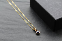 Load image into Gallery viewer, Sapphire Blue Gold Plate Necklace
