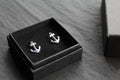 Silver Anchor Studs