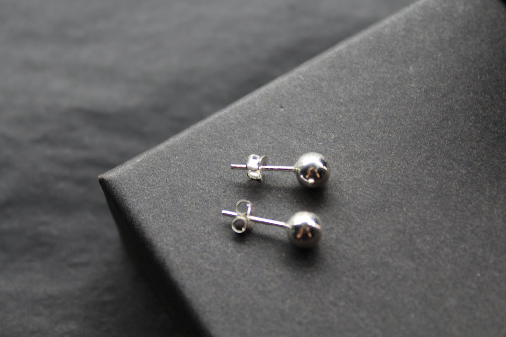Silver Ball Studs