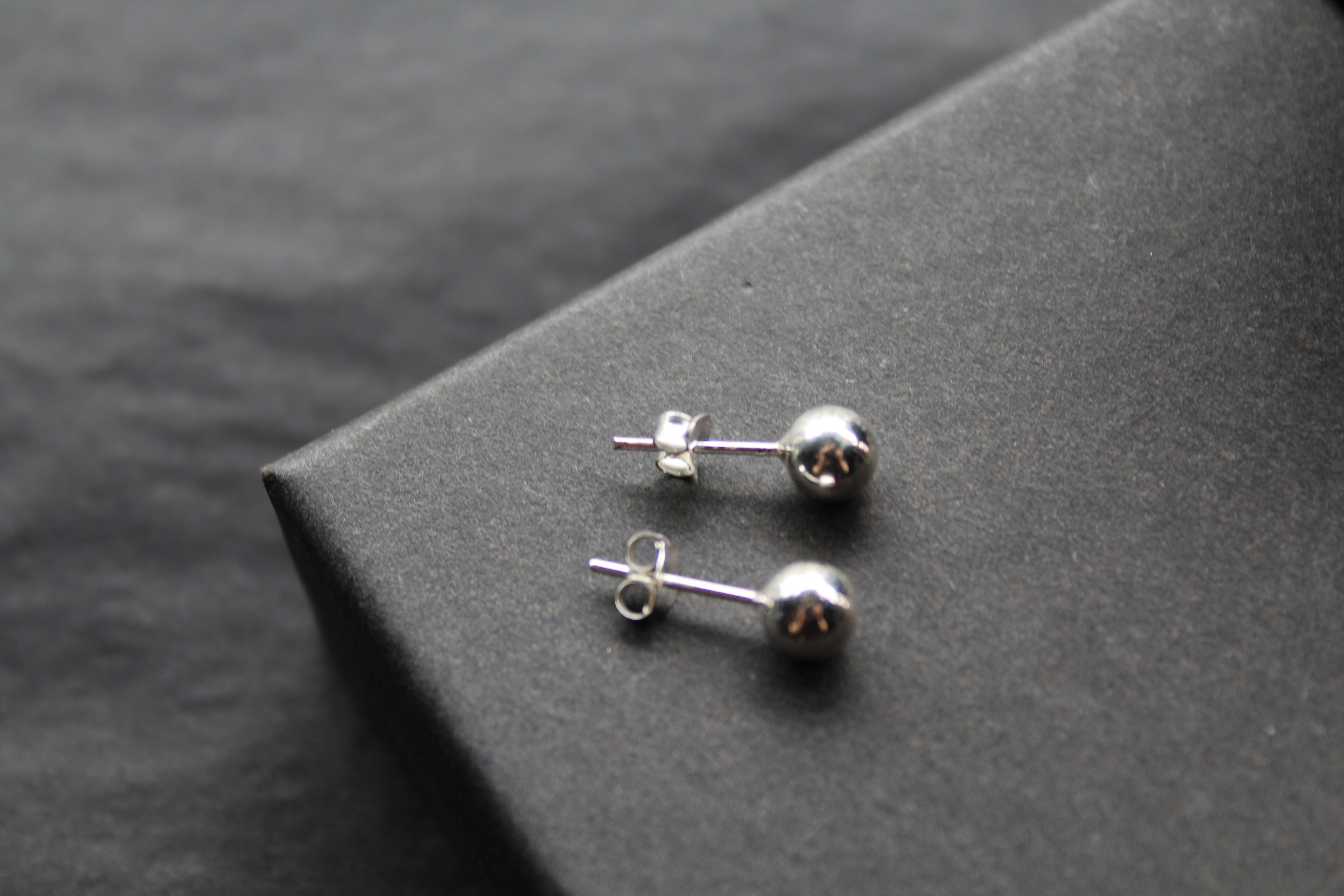 Silver Ball Studs