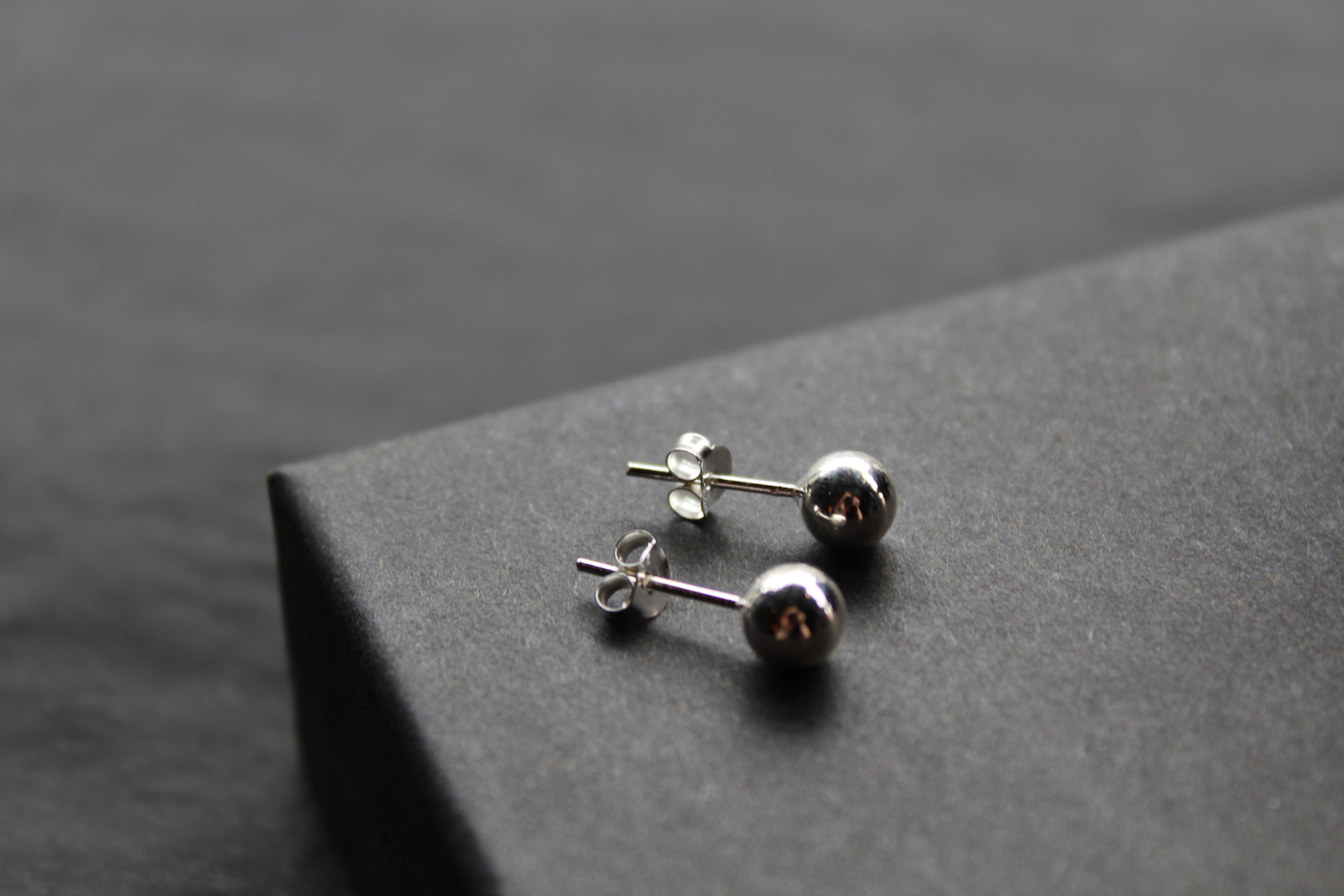 Silver Ball Studs