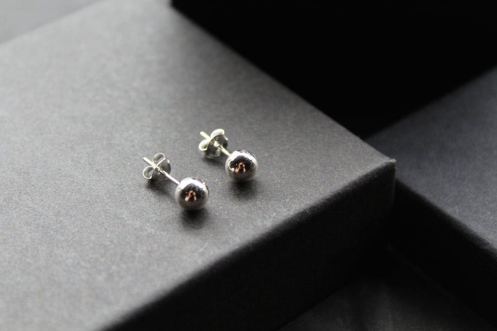 Silver Ball Studs