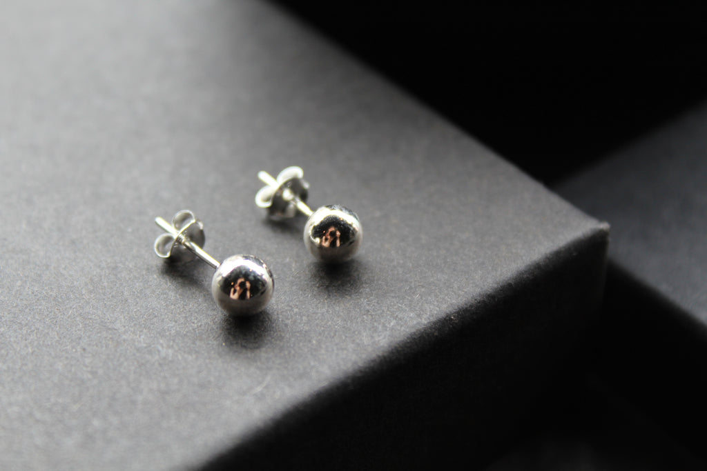 Silver Ball Studs