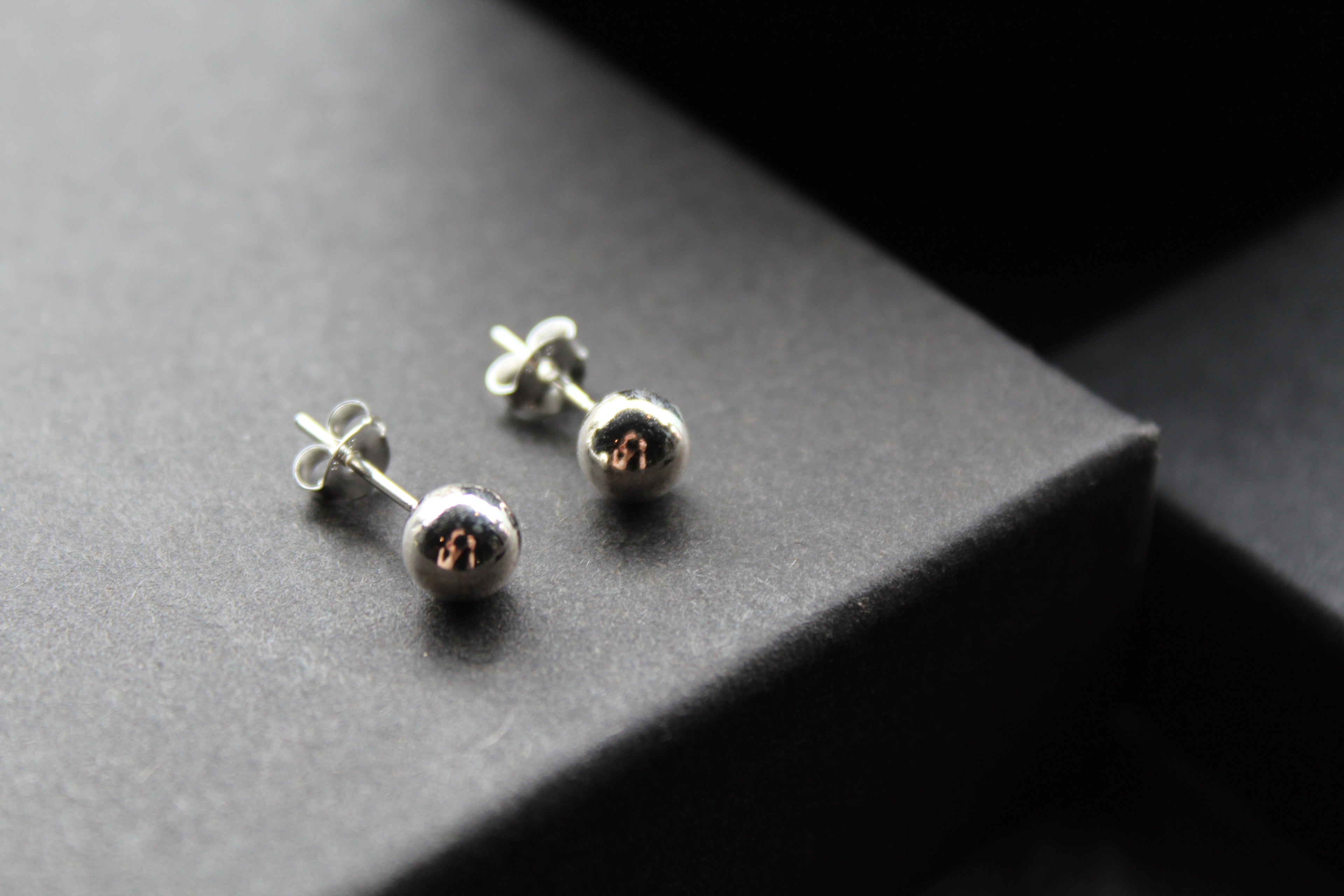 Silver Ball Studs