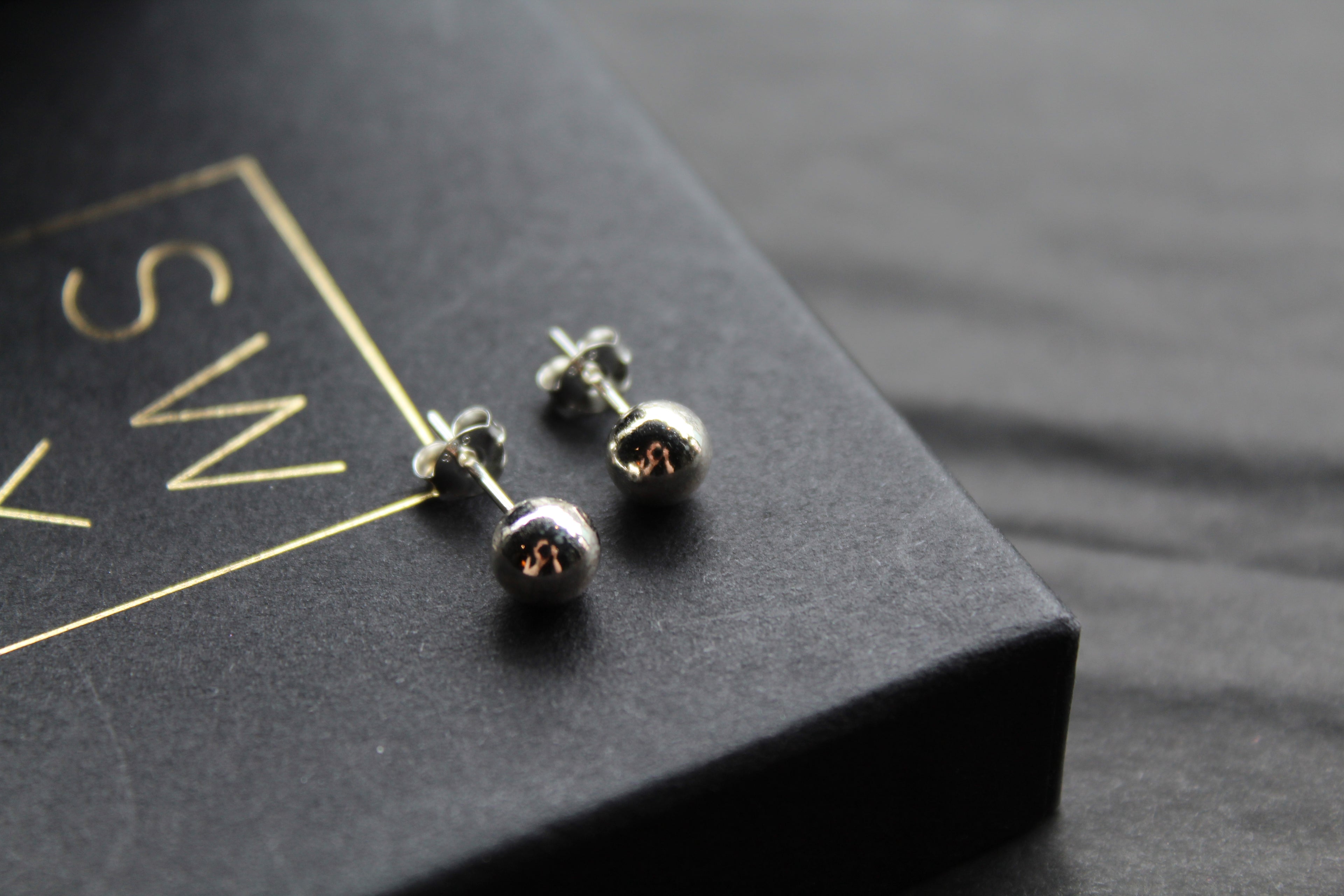 Silver Ball Studs
