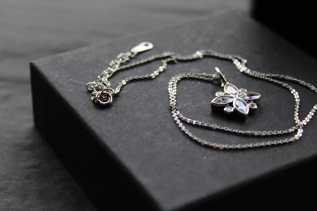 Silver CZ Shine Bright Necklace