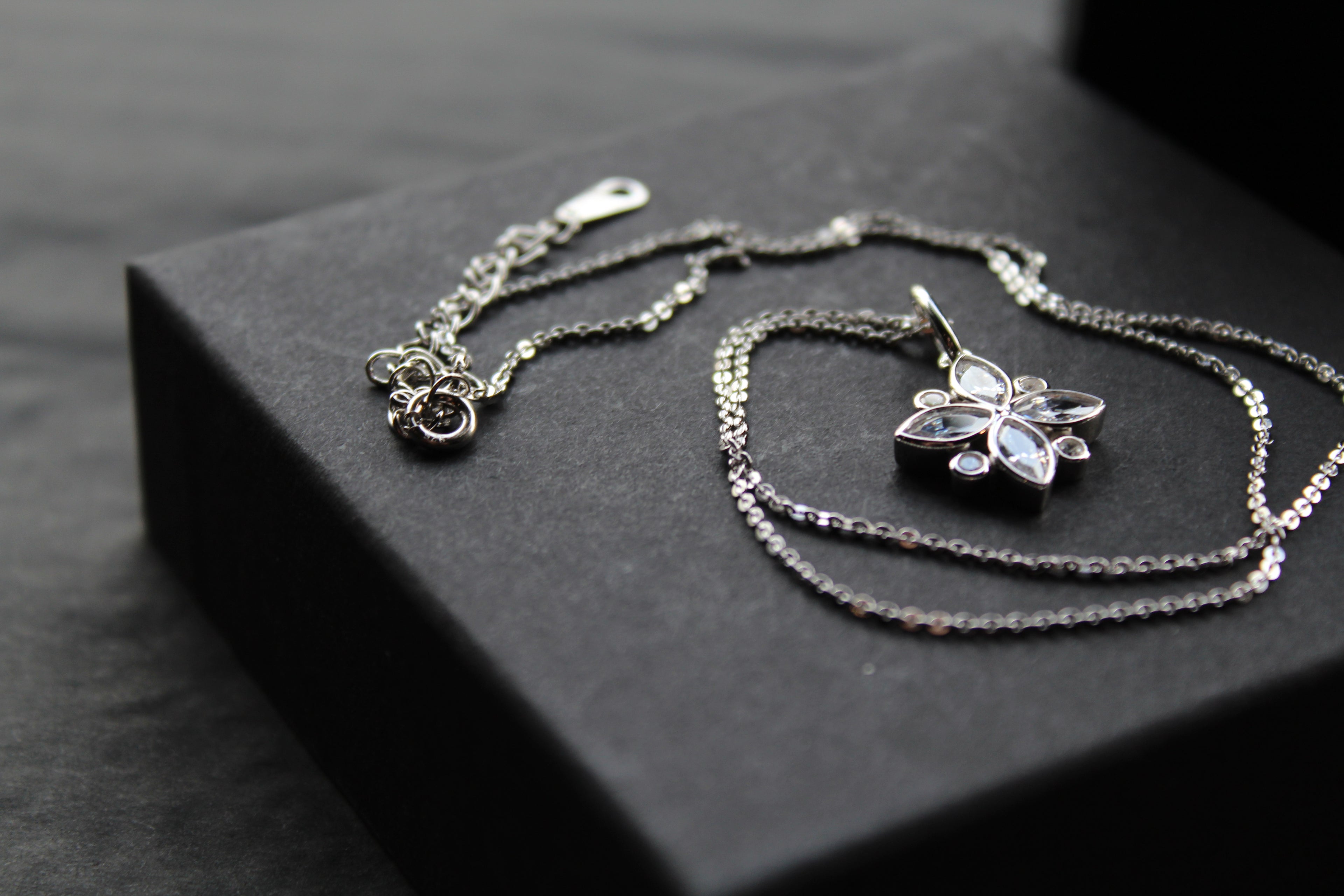 Silver CZ Shine Bright Necklace