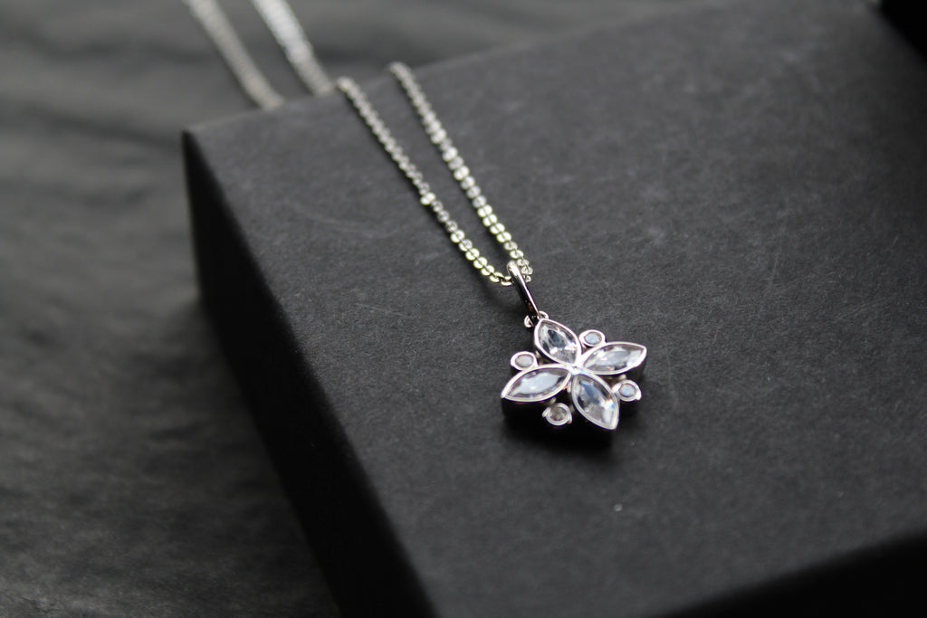 Silver CZ Shine Bright Necklace