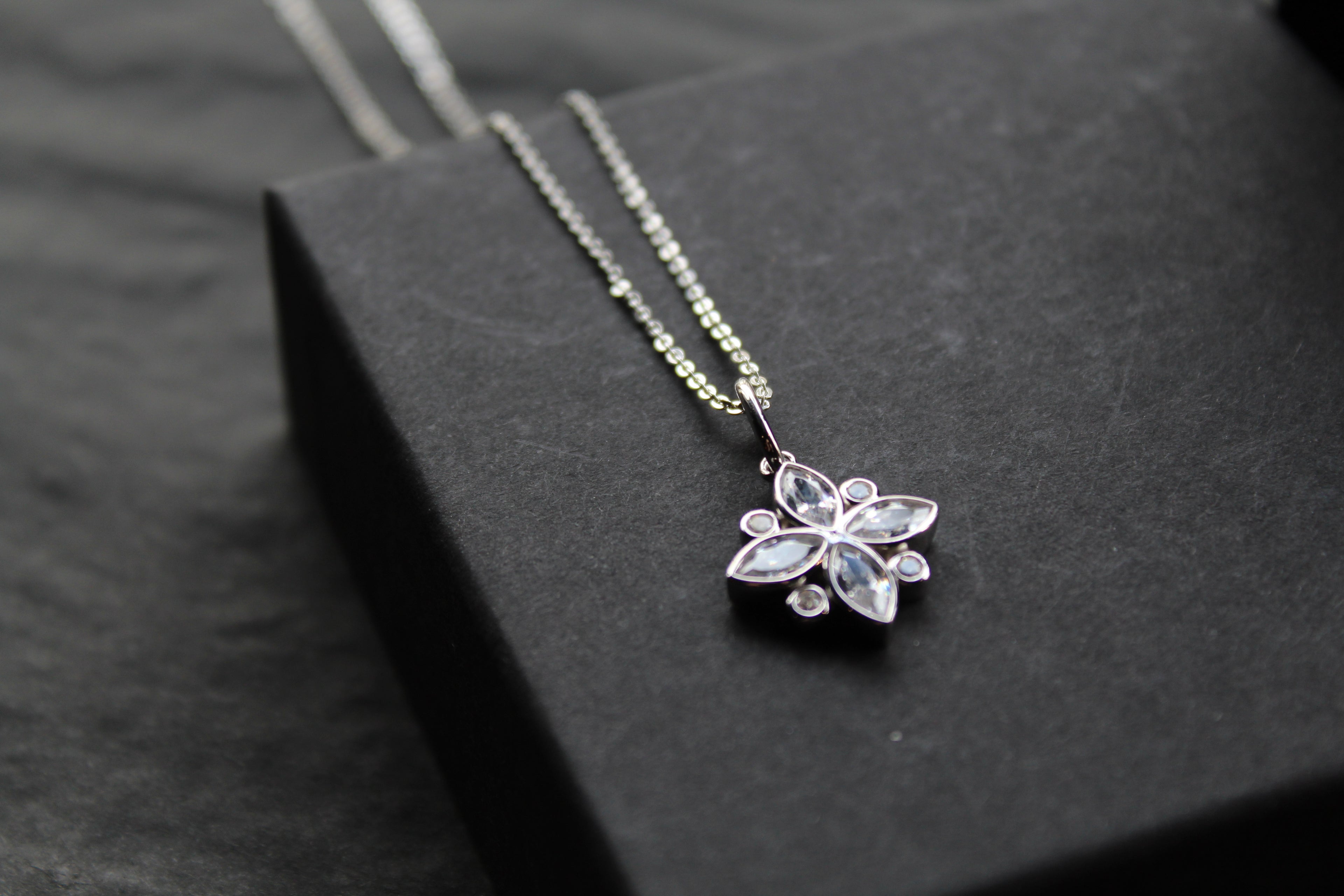 Silver CZ Shine Bright Necklace
