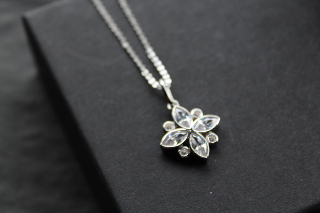 Silver CZ Shine Bright Necklace