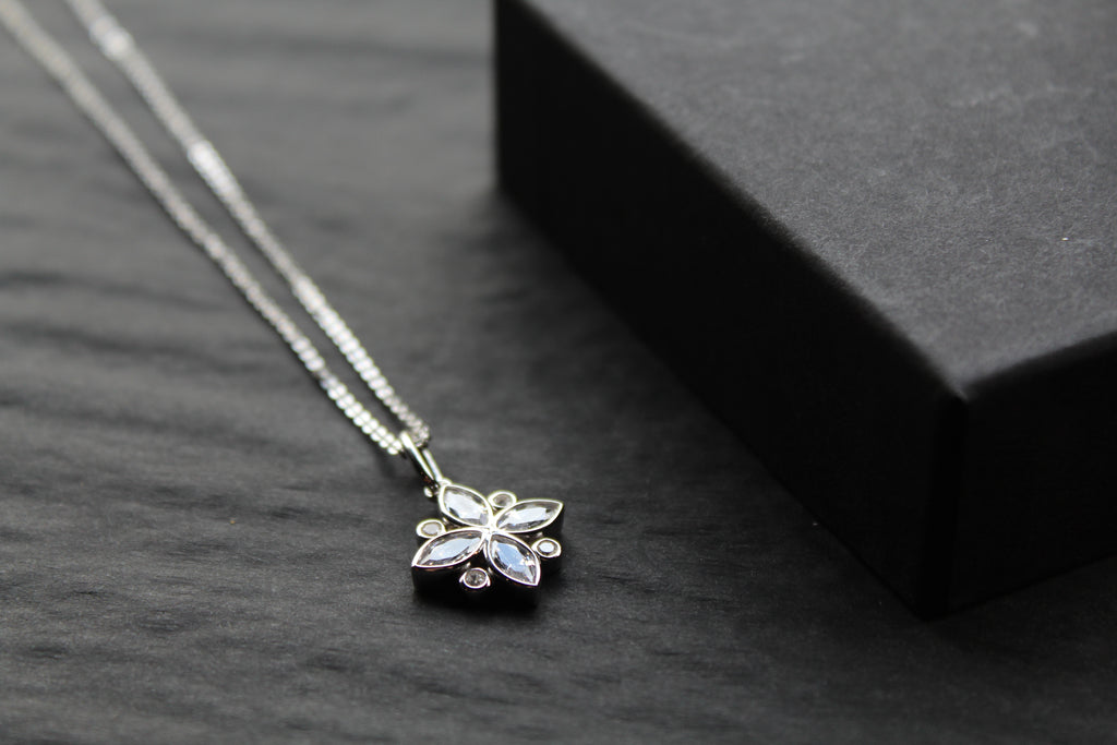 Silver CZ Shine Bright Necklace